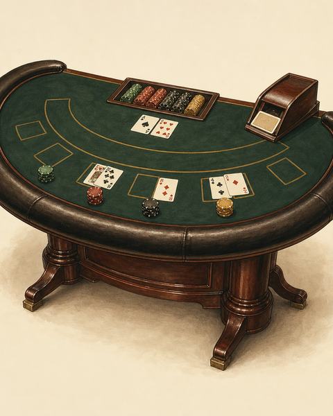 Blackjack table