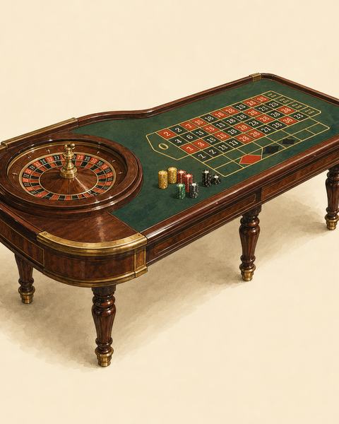 Roulette table